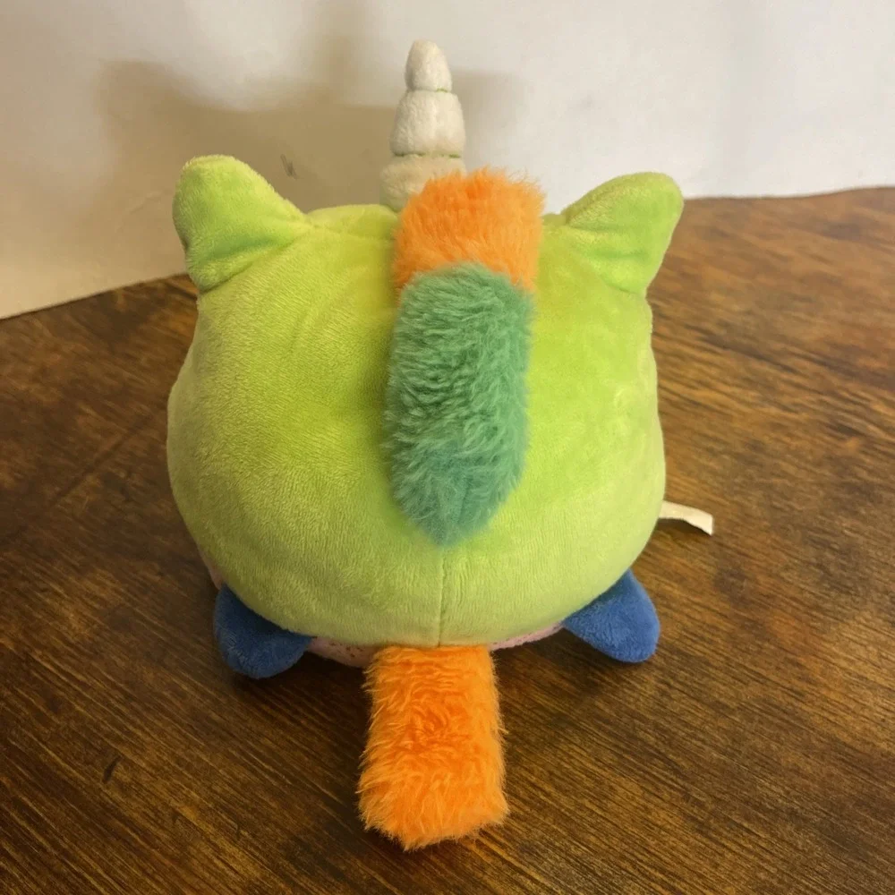 Tee Turtle Reversible‎ Moody Unicorn Plush Pink Green Happy Sad Stuffed Toy 9